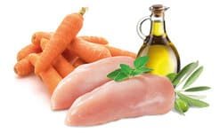 Vincent Diet  šlapias maistas šunims su vištiena ir morkomis 150 g
