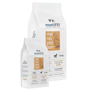 Vincent Uno sausas šunų maistas su antiena